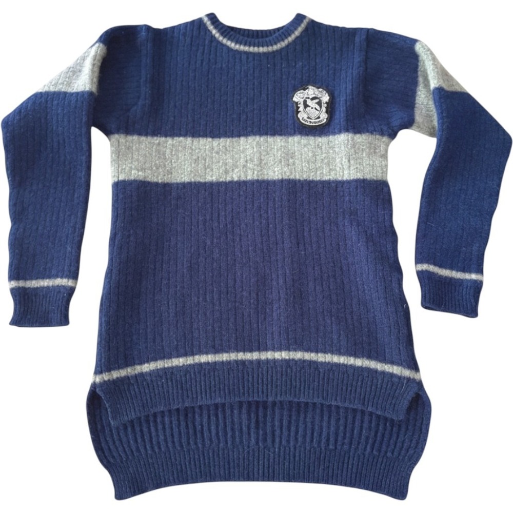 Harry‎ Potter Ravenclaw Sweater Medium 100% Lambswool Universal Studios Scotland